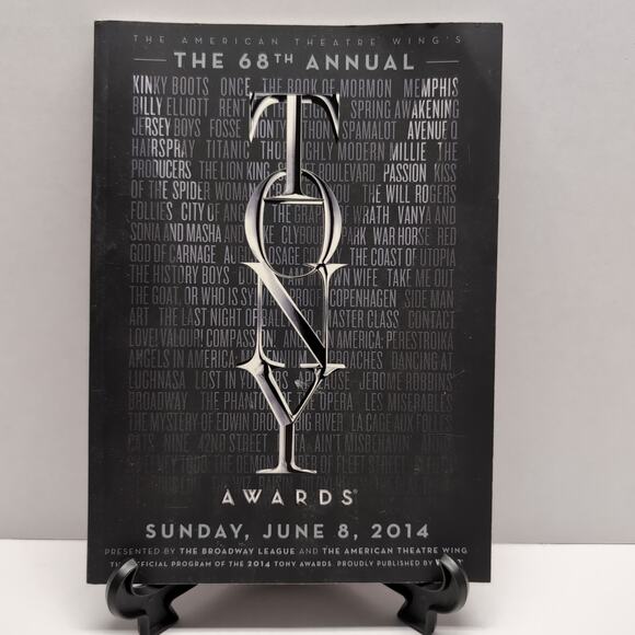 68th Annual Tony Awards Playbill 2014 Official Program Radio City Music Hall - Picture 1 of 7